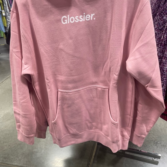 NWT Glossier Original Pink Hoodie/ Small - Picture 5 of 7